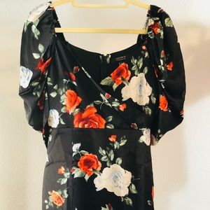 Black Floral Dress